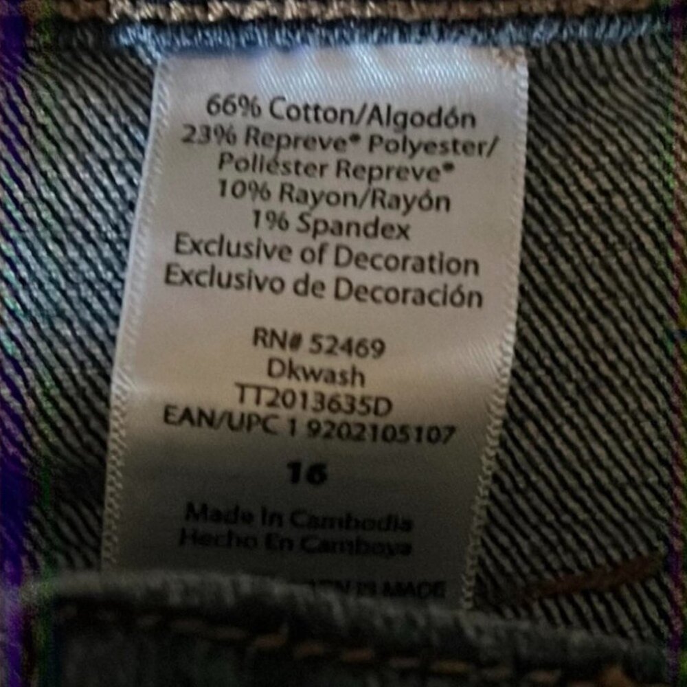 Time and Tru mid rise Jeans Size 16 - Picture 4 of 5